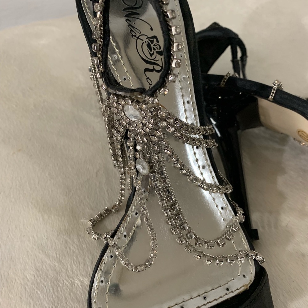 Wild Rose Strapy Bling Shoes